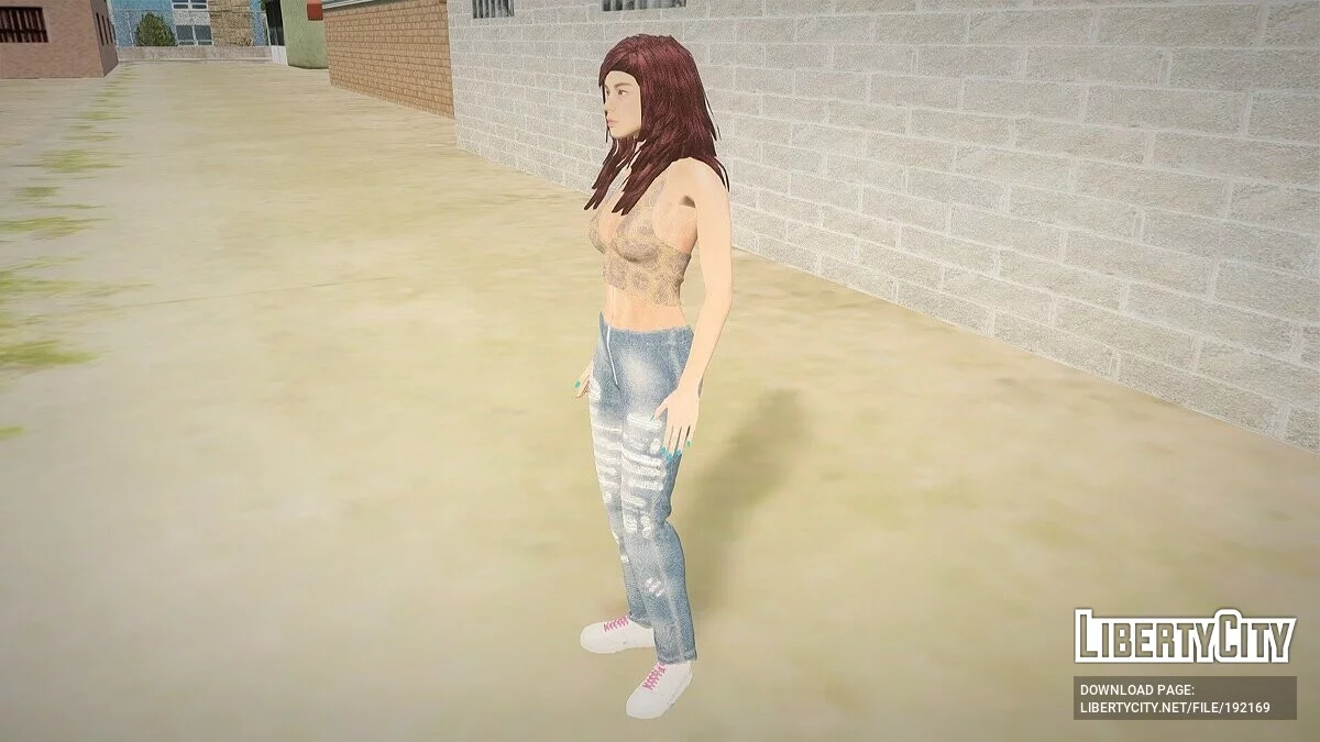 Девушка в повседневной одежде / GTA San Andreas