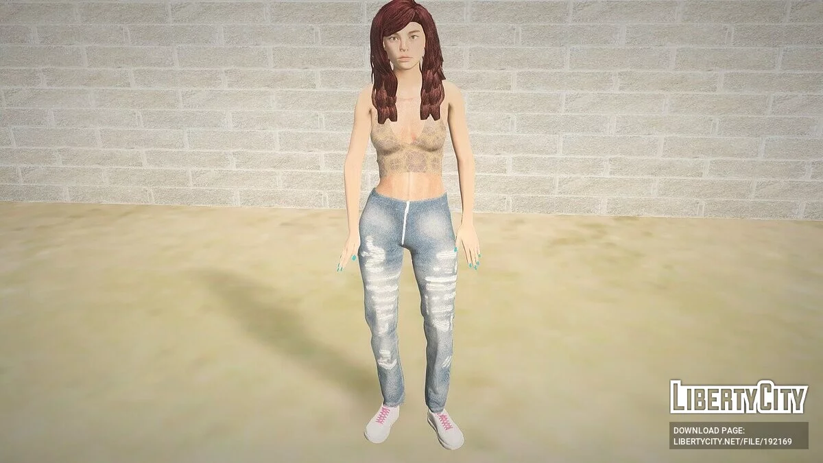 Девушка в повседневной одежде / GTA San Andreas