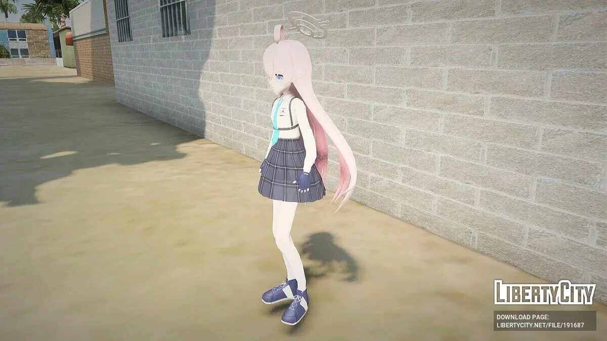 Hoshino Takanashi de Blue Archive / GTA San Andreas