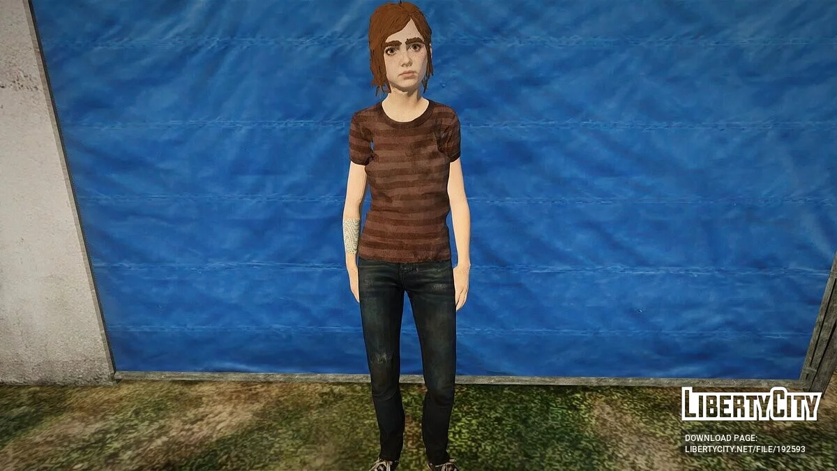 Еллі з гри The Last of Us 2 (Пролог) / GTA San Andreas