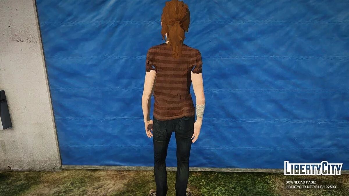 Элли из игры The Last of Us 2 (Пролог) / GTA San Andreas