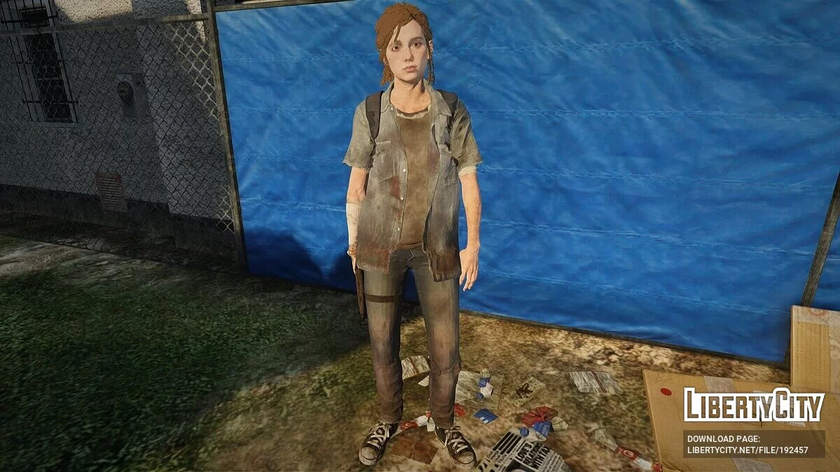 Ellie de The Last Of Us 2 / GTA San Andreas