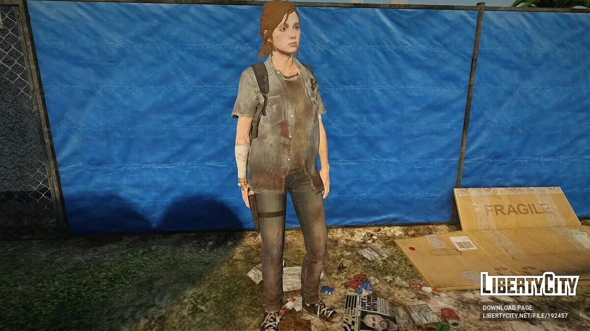 Ellie de The Last Of Us 2 / GTA San Andreas