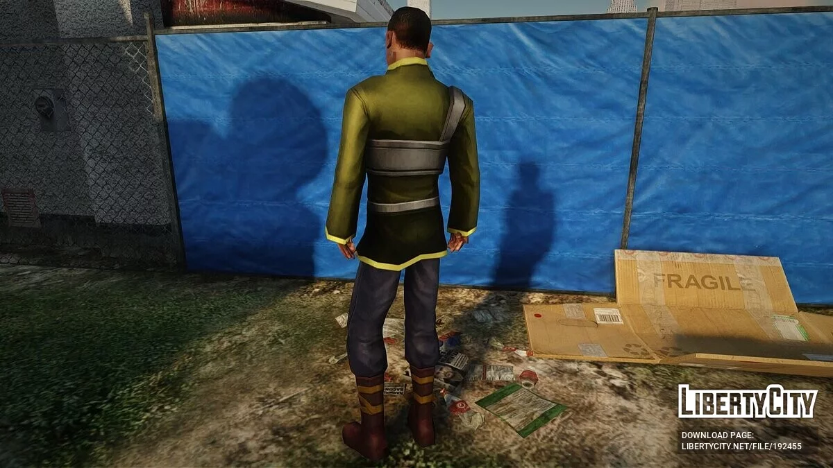 Carl Johnson en tenue de Sword Art Online Newbie / GTA San Andreas