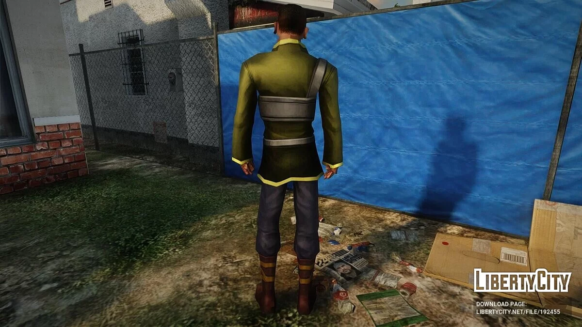 Carl Johnson en tenue de Sword Art Online Newbie / GTA San Andreas