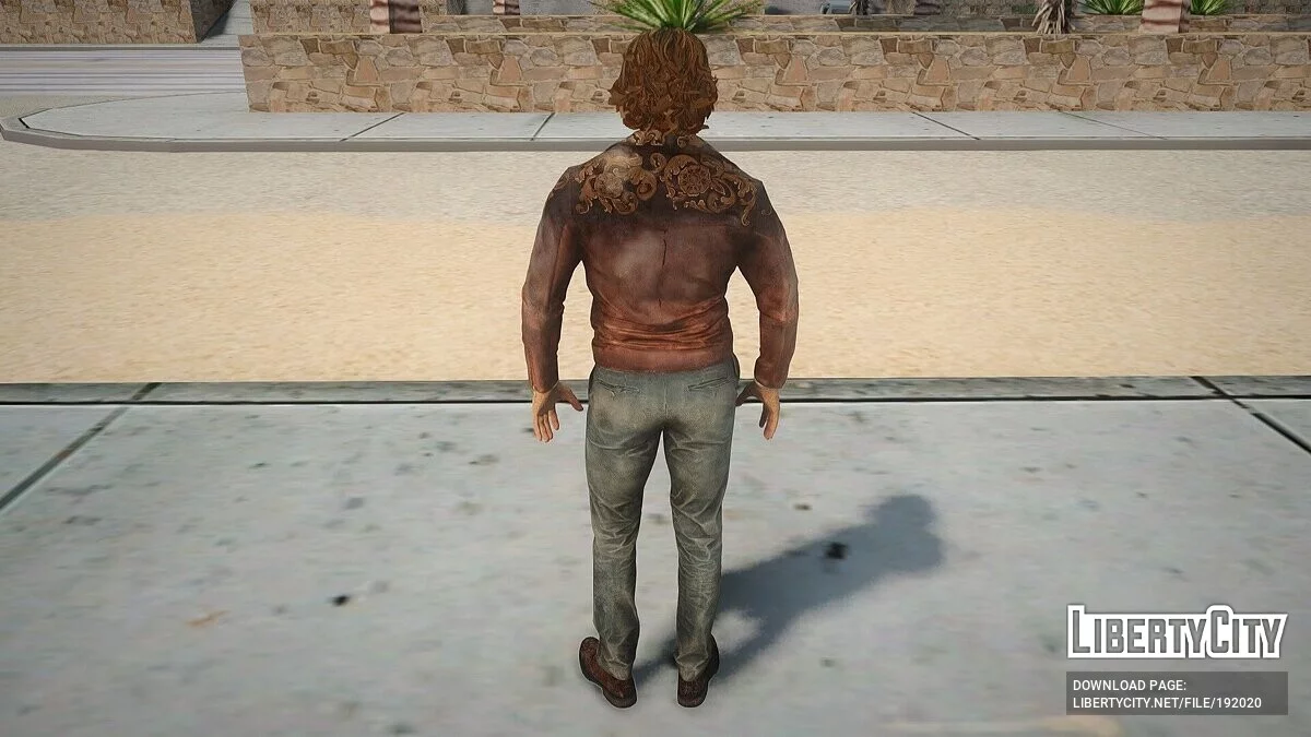 Luis Serra from Resident Evil 4 Remake / GTA San Andreas