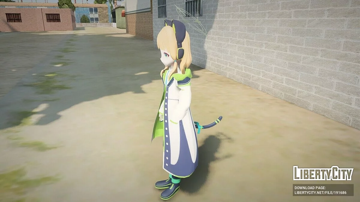 Midori Saiba de Blue Archive / GTA San Andreas
