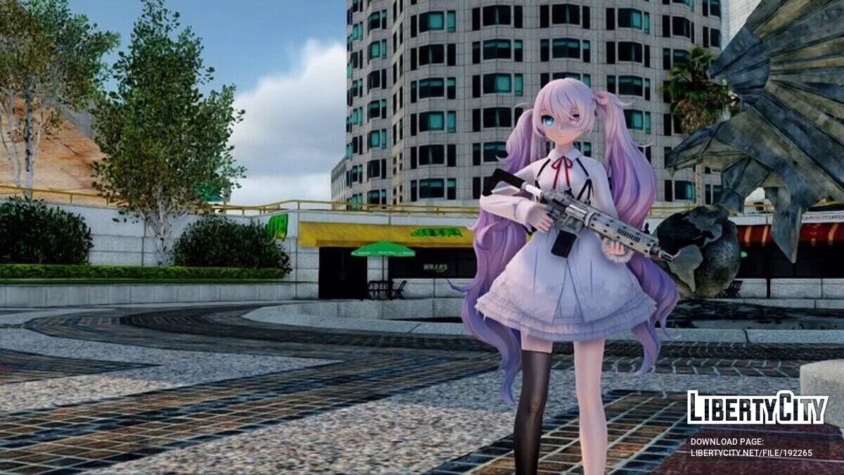 Hatsune Miku 25-ji from PDFT / GTA San Andreas