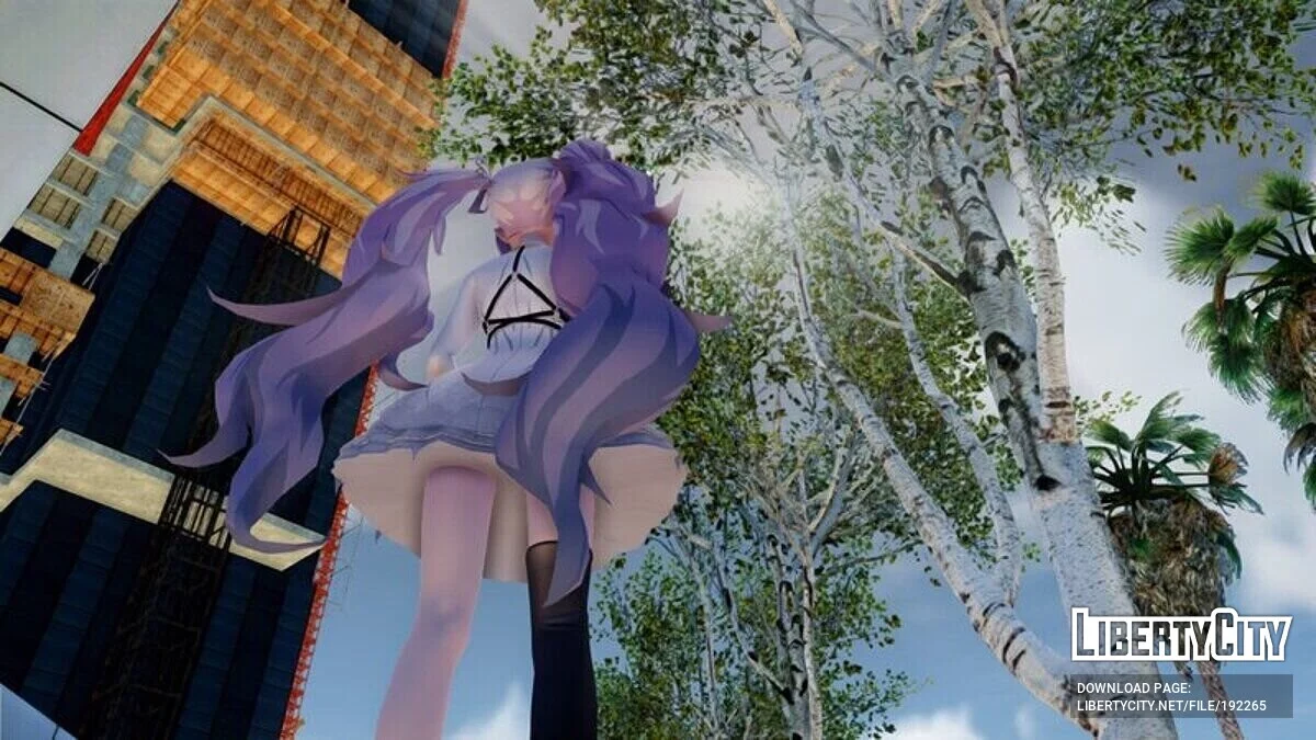 Hatsune Miku 25-ji from PDFT / GTA San Andreas