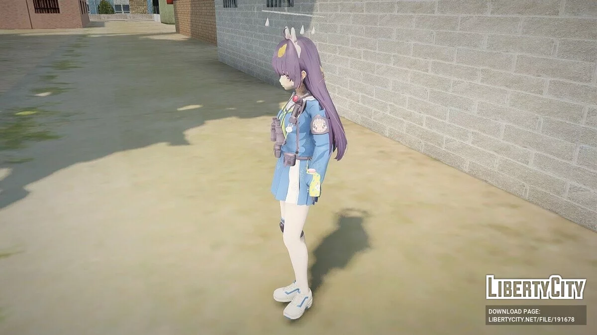 Miyu Kasumizawa de Blue Archive / GTA San Andreas