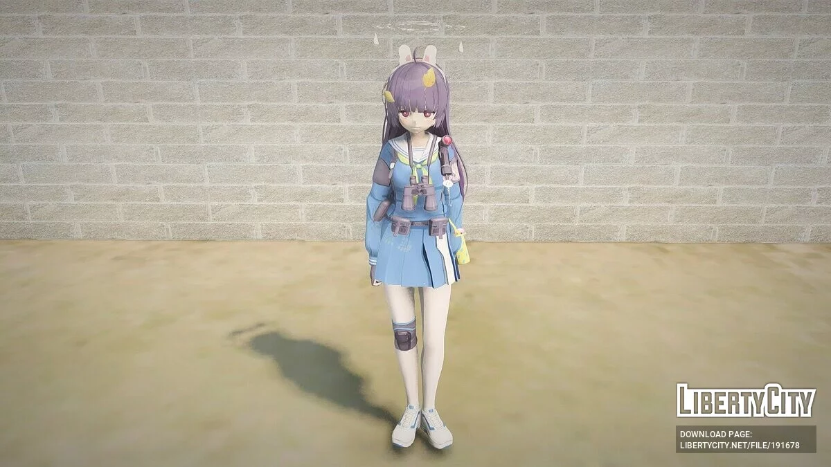 Miyu Kasumizawa de Blue Archive / GTA San Andreas