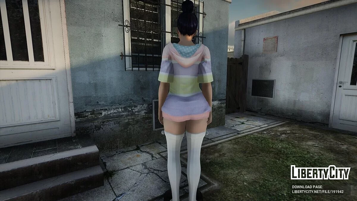 Parka Fluffy Loose de Nyotengu de DOAXVV / GTA San Andreas
