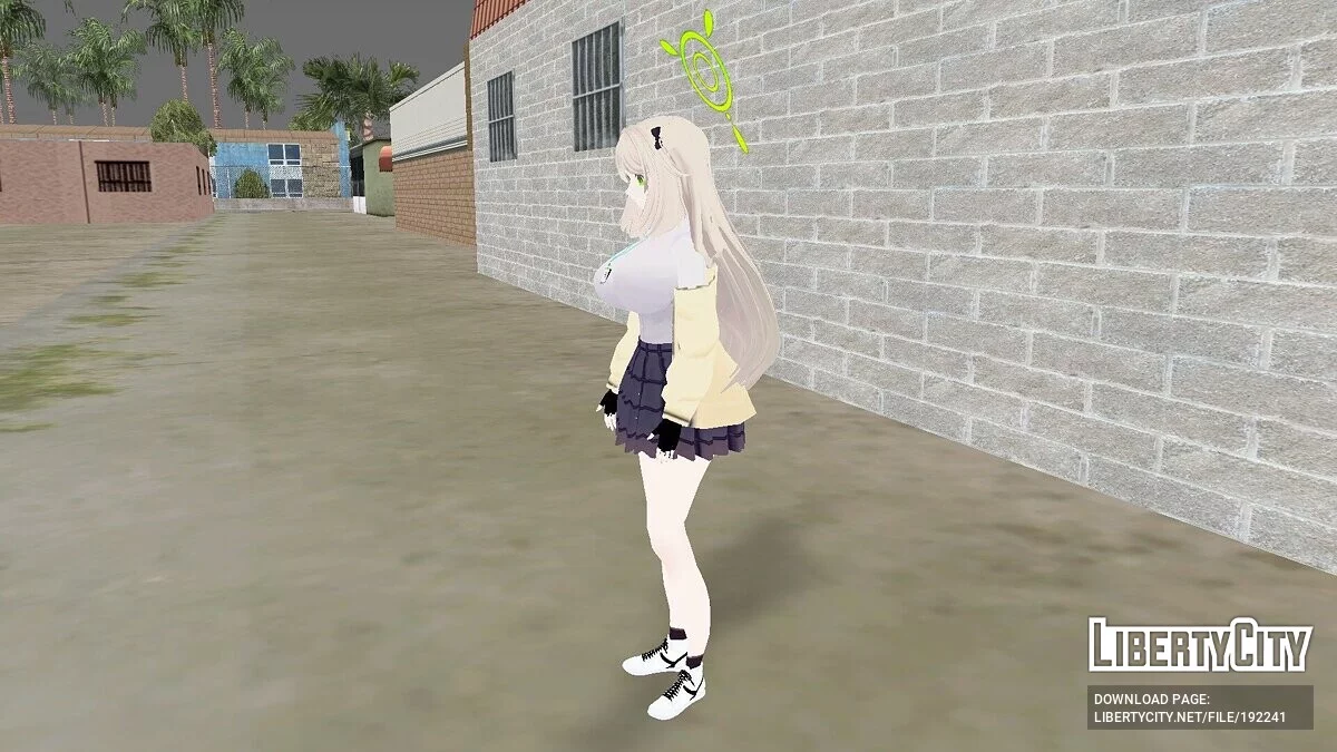 Nonomi Izayoi из Blue Archive / GTA San Andreas