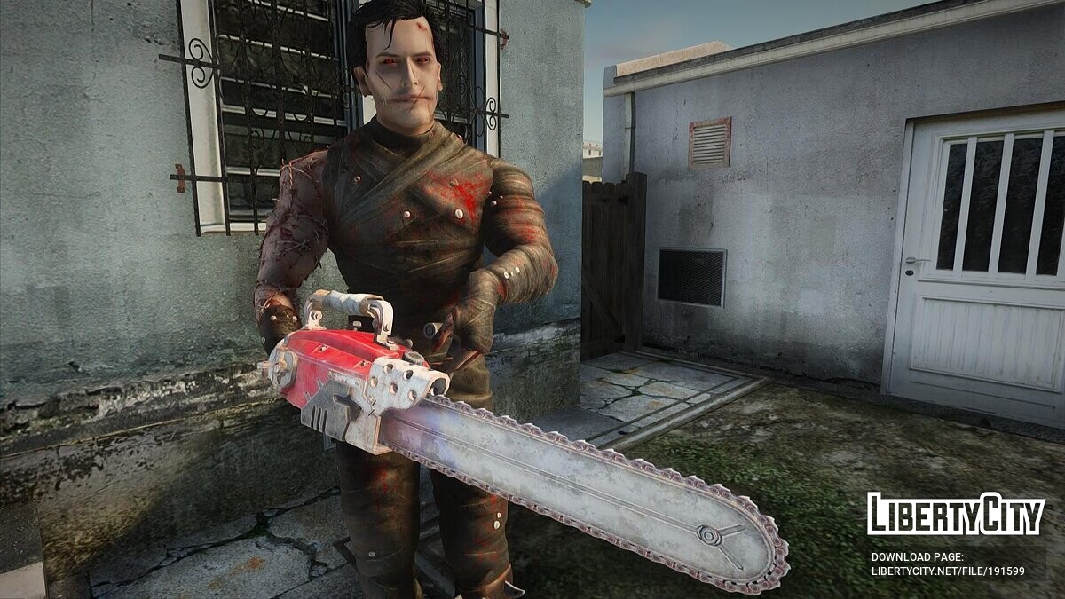 Download Savini Ash from Evil Dead: The Game + New Weapon for GTA San  Andreas