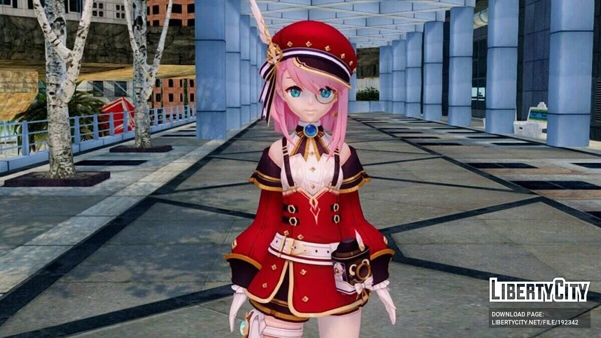 Charlotte dari Genshin Impact / GTA San Andreas