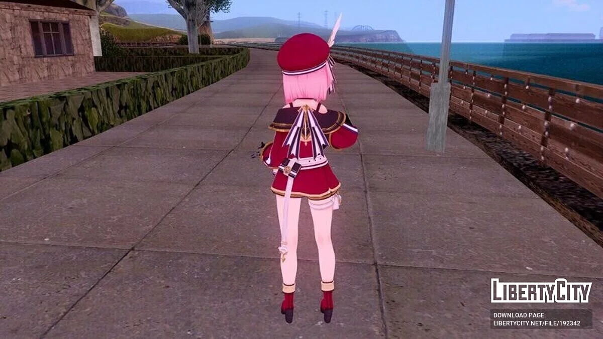 Charlotte dari Genshin Impact / GTA San Andreas