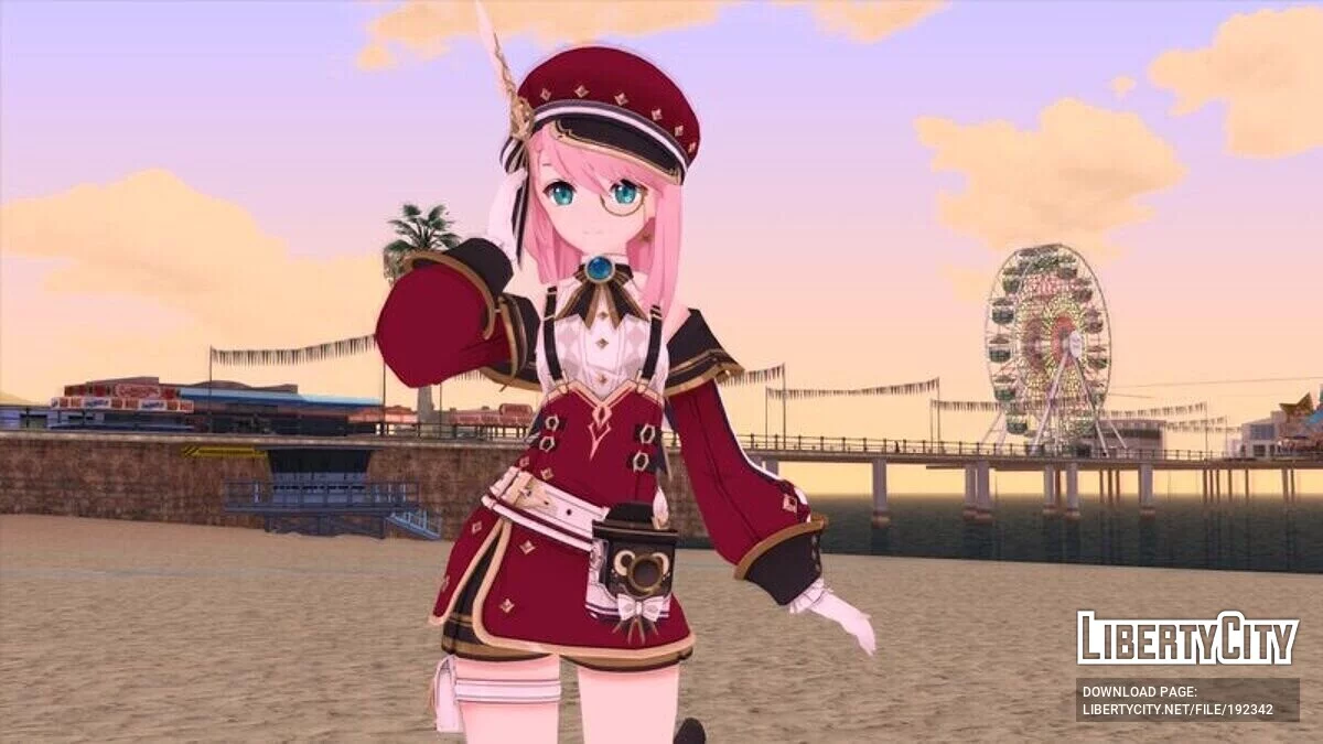 Charlotte dari Genshin Impact / GTA San Andreas