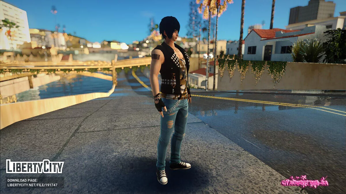 Street Male Outfit / جي تي إيه سان أندرياس