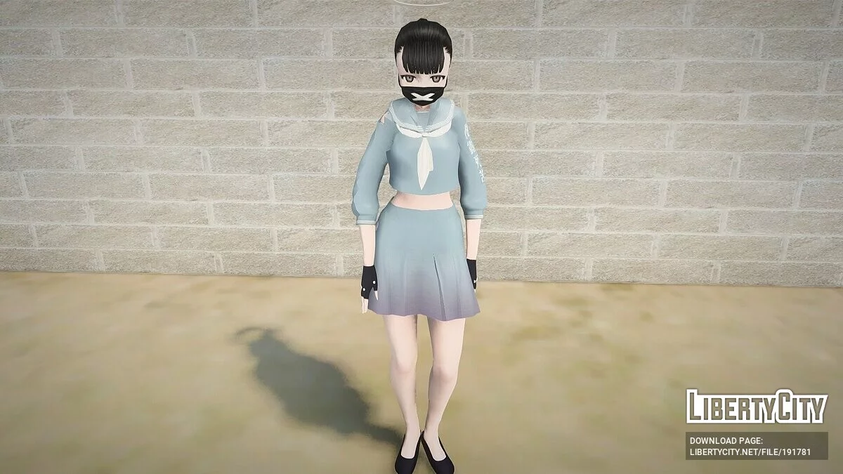 Sukeban (SMG) de Blue Archive / GTA San Andreas