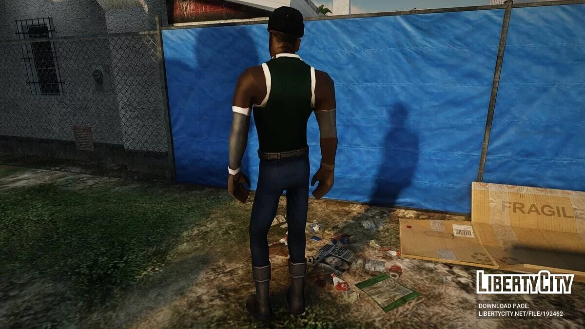 Sweet Johnson en tenue de Sword Art Online Newbie / GTA San Andreas