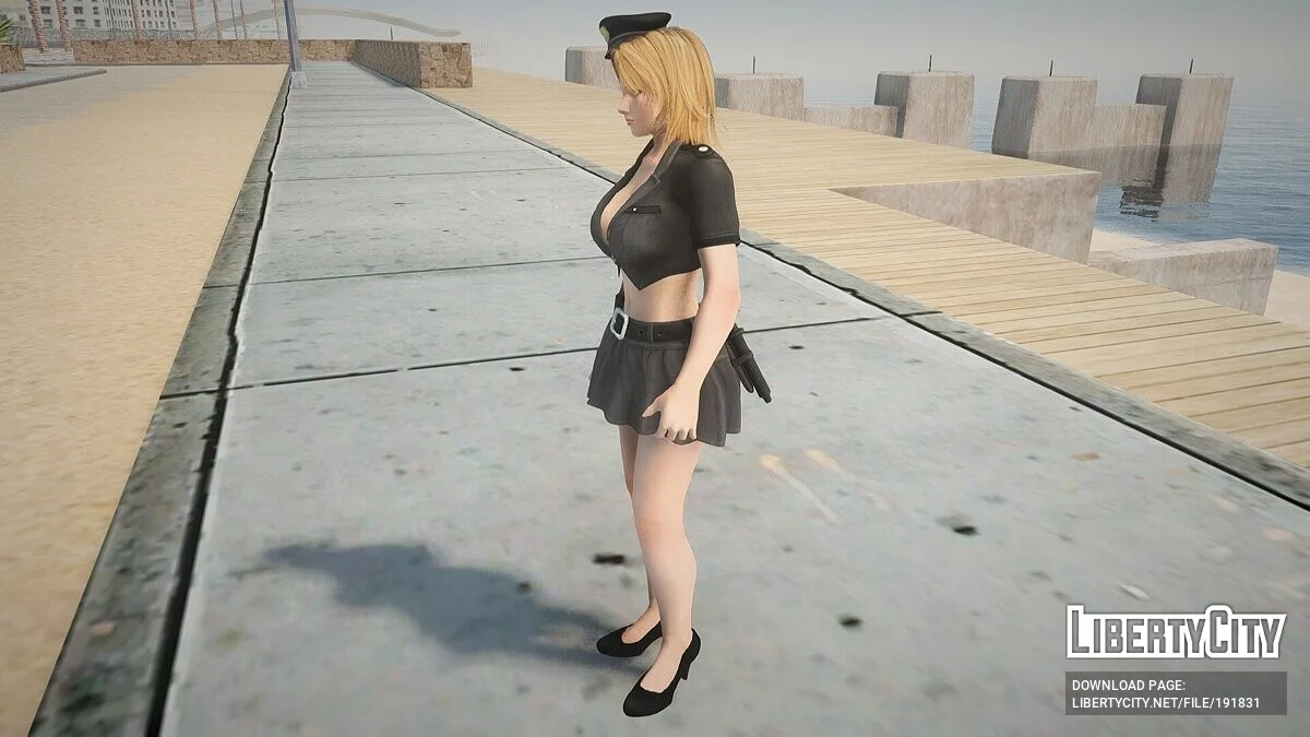 Tina Armstrong dalam Kostum Polisi / GTA San Andreas