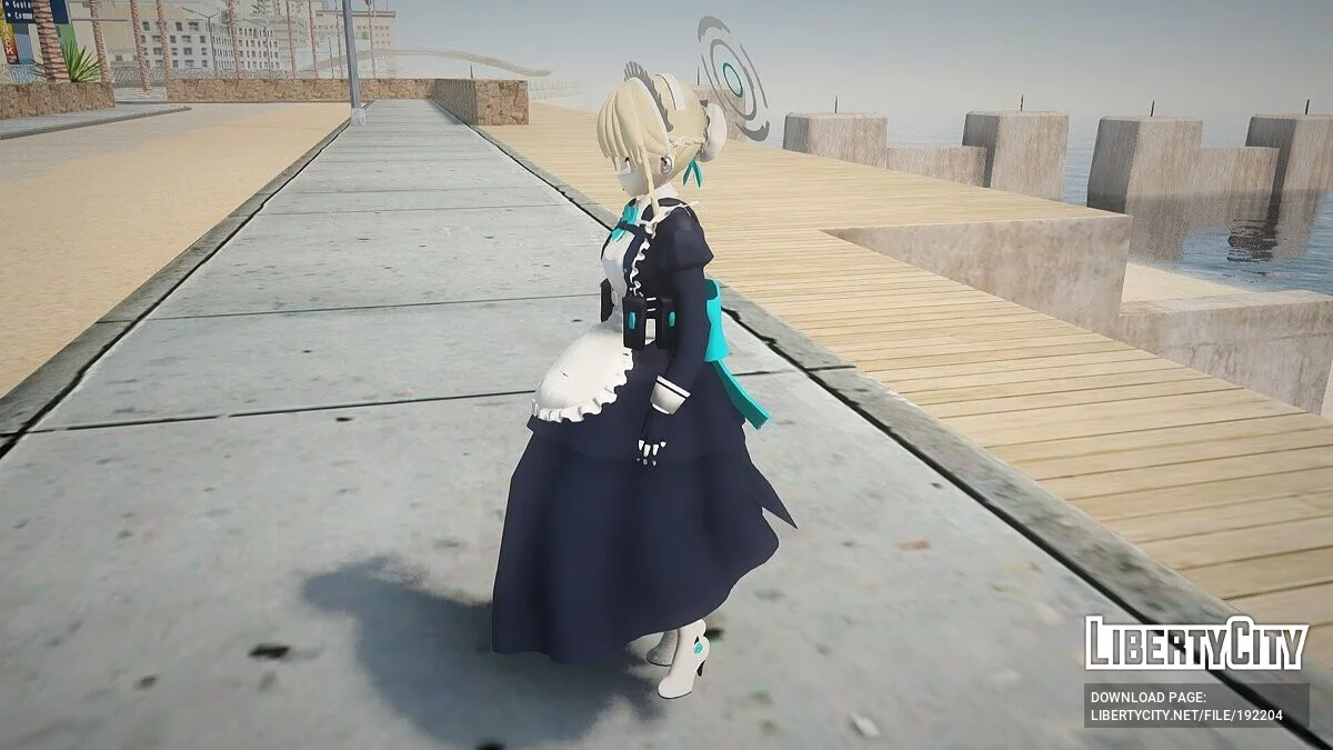 Toki Asuma з Blue Archive / GTA San Andreas