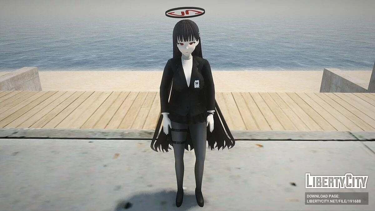 Tsukatsuki Rio de Blue Archive / GTA San Andreas