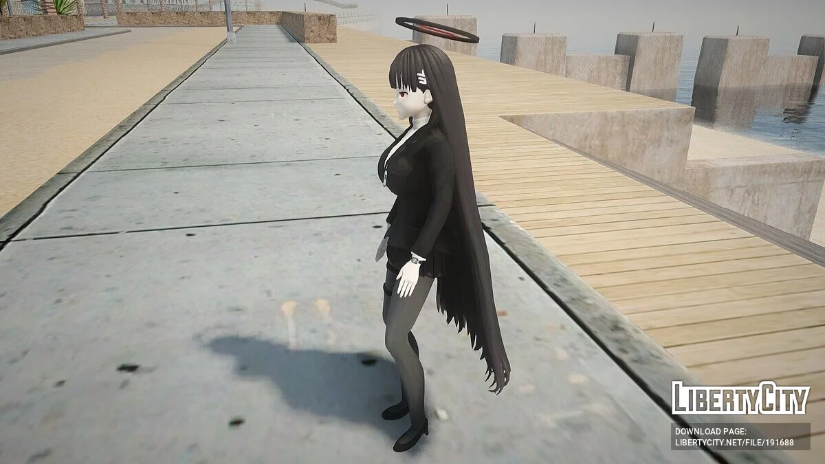 Tsukatsuki Rio de Blue Archive / GTA San Andreas