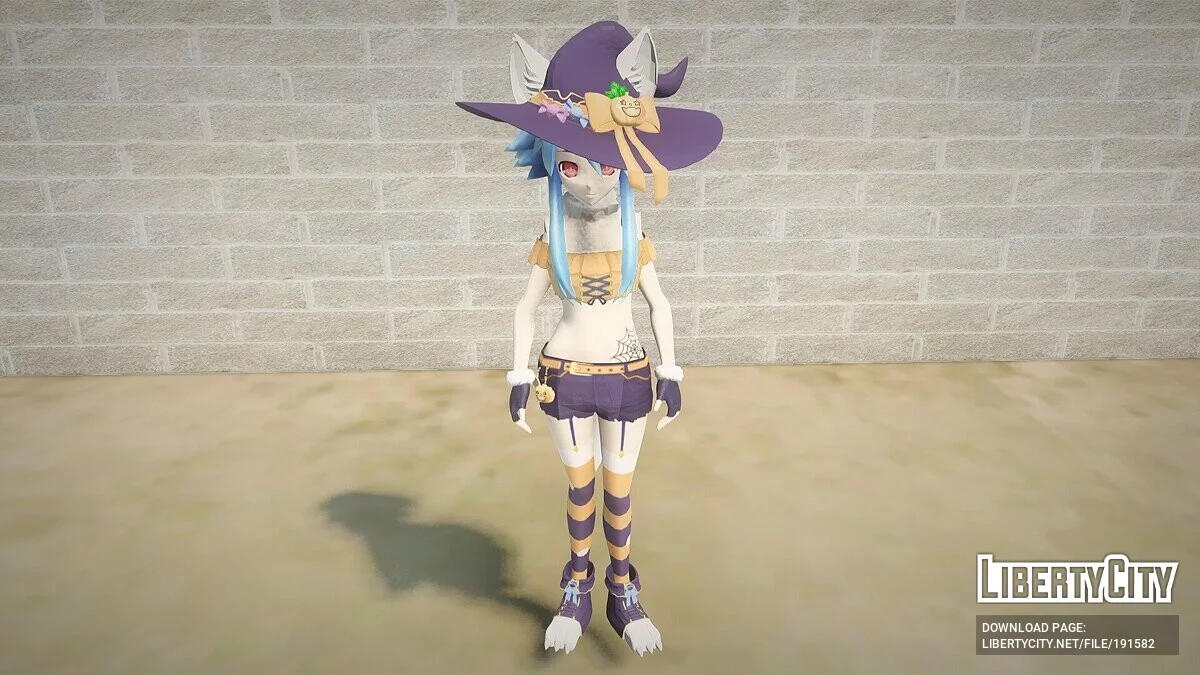 White Heart (Halloween Wolf) Neptunia / GTA San Andreas