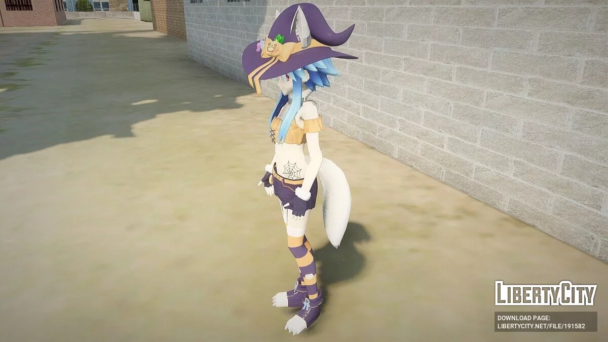 White Heart (Halloween Wolf) Neptunia / GTA San Andreas