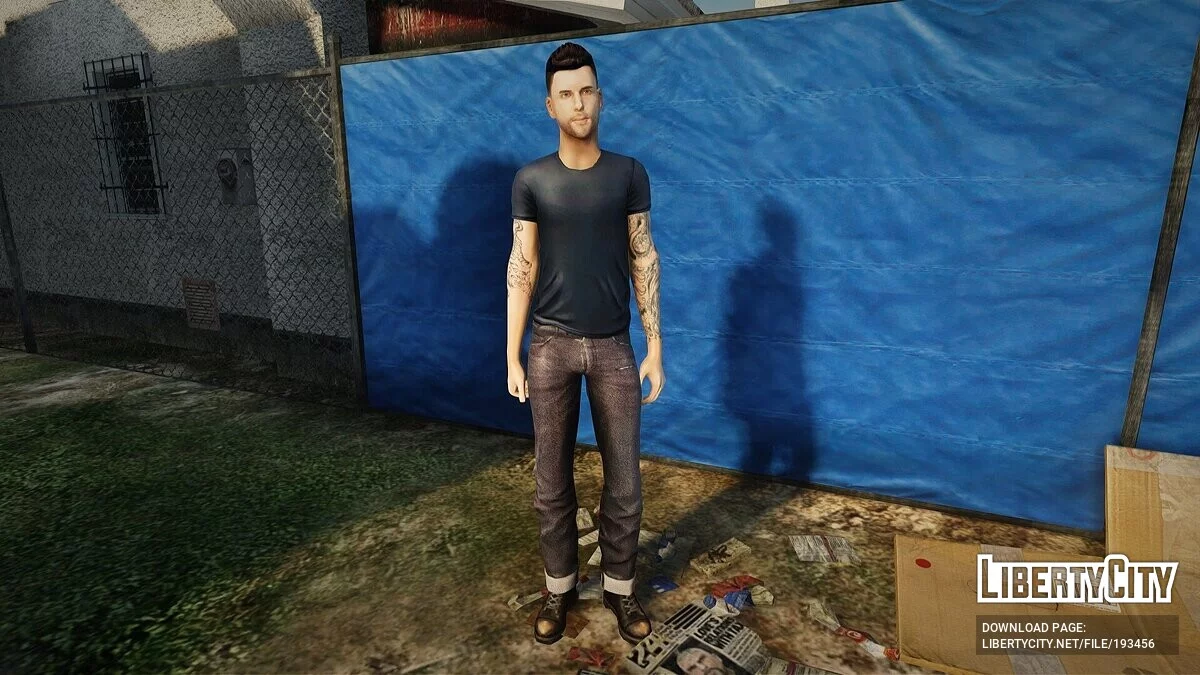 Adam Levine (Maroon 5) de Band Hero / GTA San Andreas