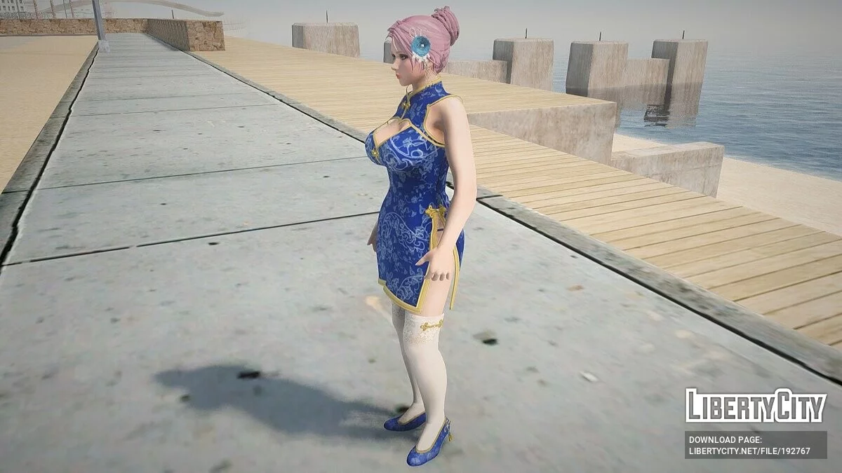 Elise Mandarin Chinese Dress / GTA San Andreas