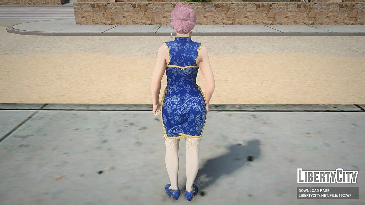 Elise Mandarin Chinese Dress / GTA San Andreas