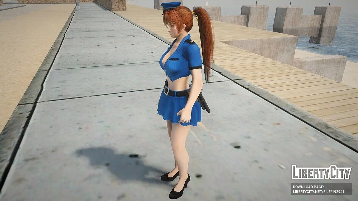 警察服装中的霞 / GTA San Andreas