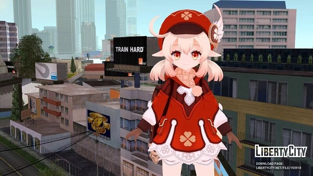 Klee dari Genshin Impact + Animasi Wajah / GTA San Andreas