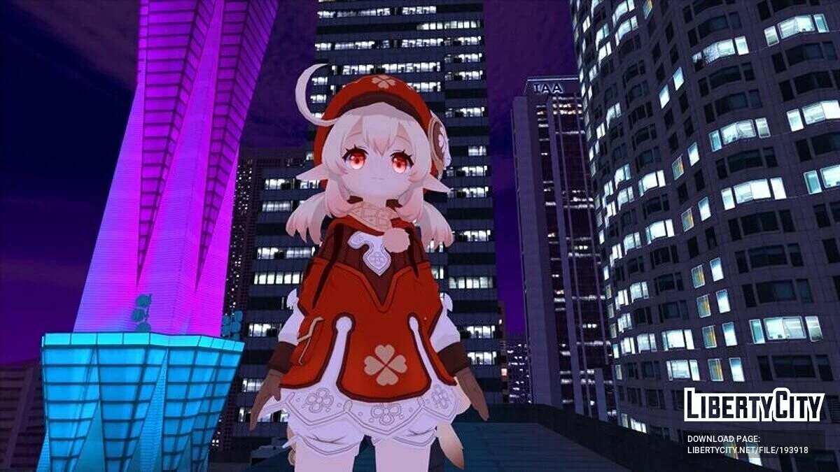 Klee dari Genshin Impact + Animasi Wajah / GTA San Andreas