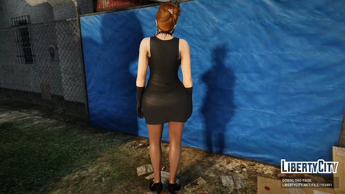 Kokoro in an elegant dress / GTA San Andreas