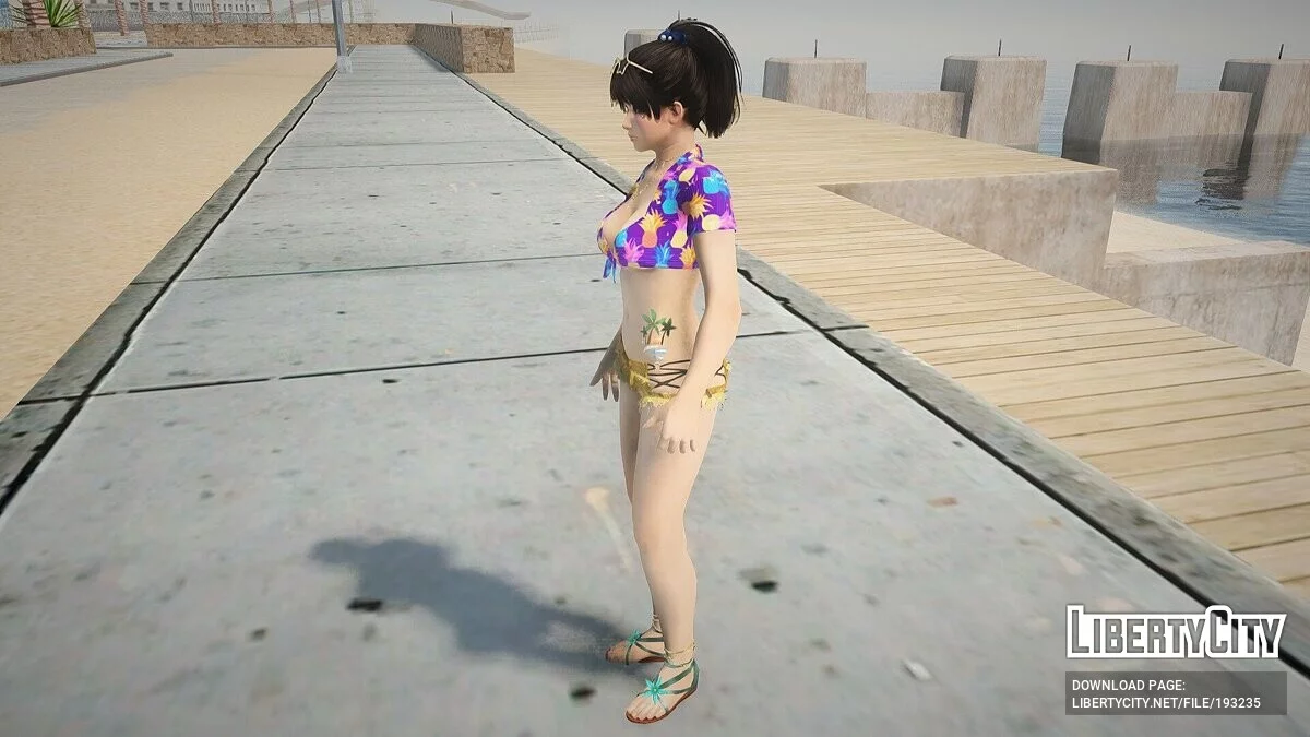 Кокоро в сексуальном наряде / GTA San Andreas