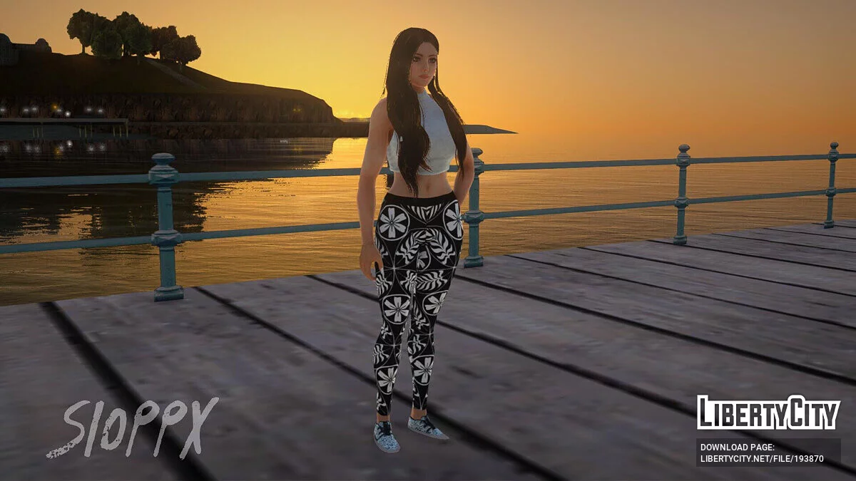 Mai Shiranui in Casual Clothing / GTA San Andreas