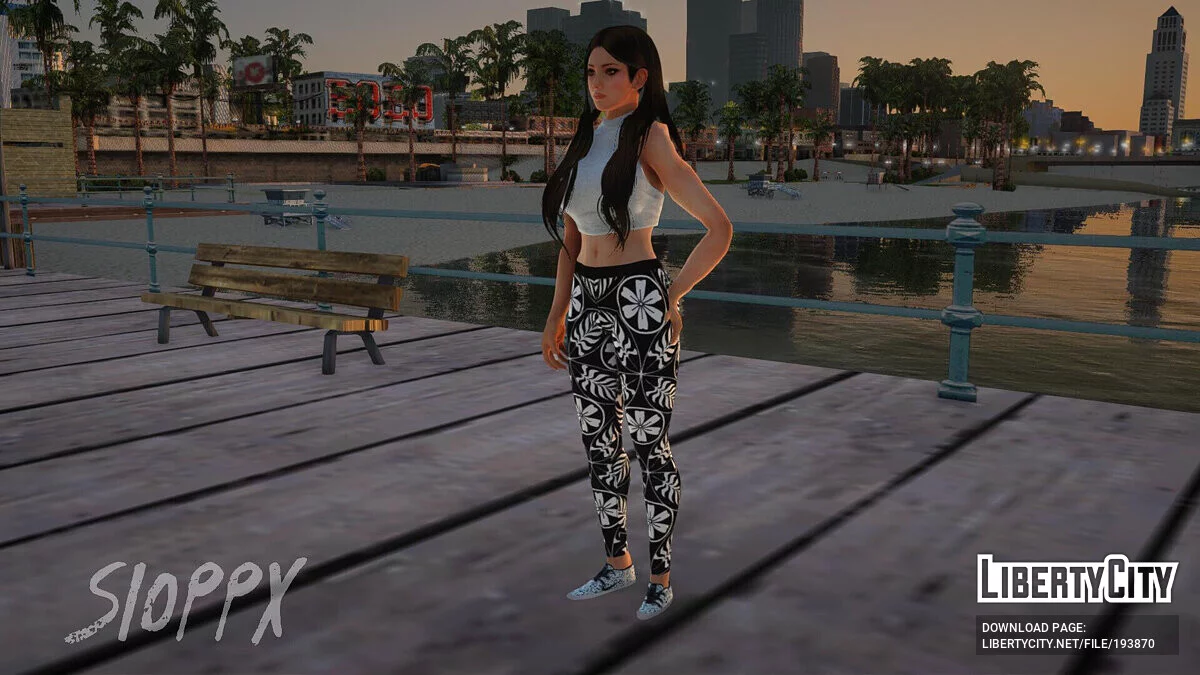Mai Shiranui in Casual Clothing / GTA San Andreas