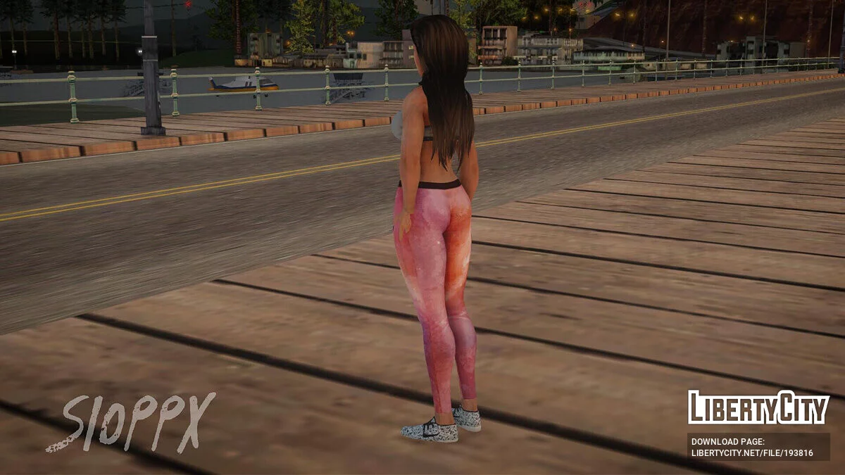 Май Ширануї Довге волосся Спортивний одяг / GTA San Andreas