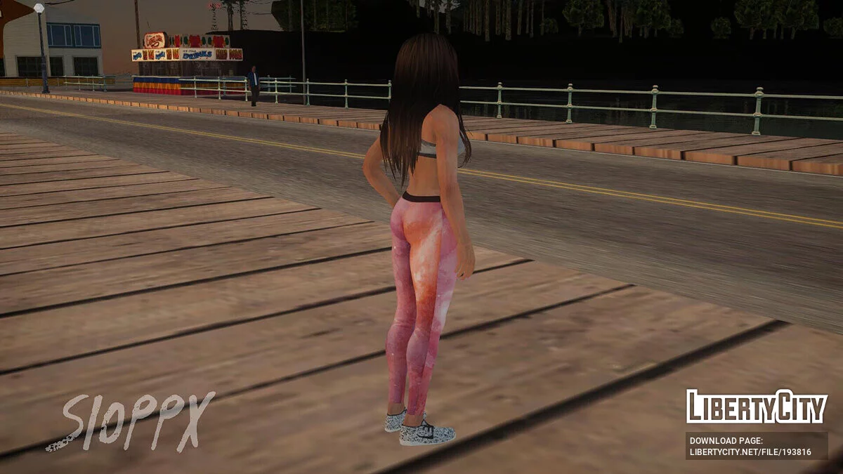 Май Ширануї Довге волосся Спортивний одяг / GTA San Andreas