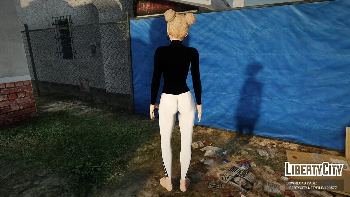 Marie Rose im schwarzen Pullover / GTA San Andreas