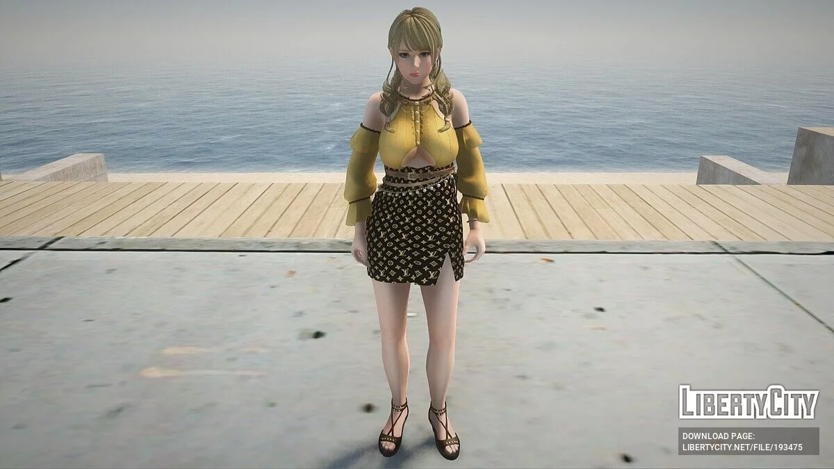 Monika im Alltagsoutfit / GTA San Andreas