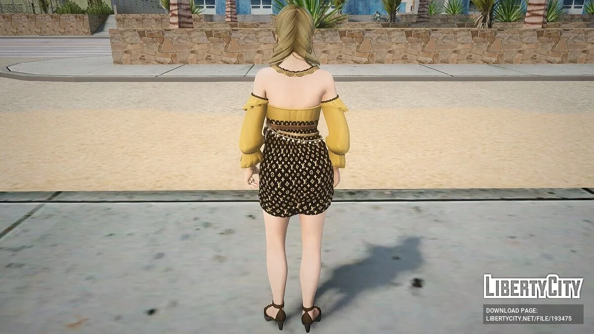 Monika im Alltagsoutfit / GTA San Andreas
