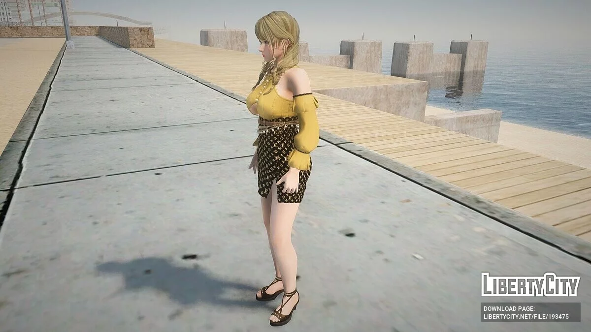 Monika im Alltagsoutfit / GTA San Andreas