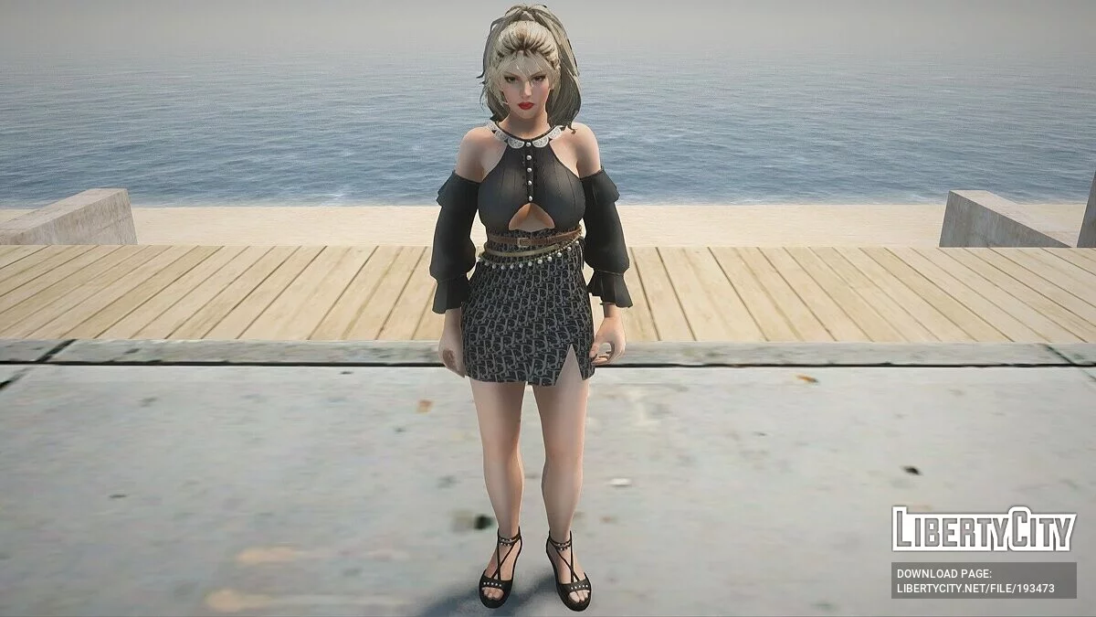 Rachel im sexy Dior-Outfit / GTA San Andreas