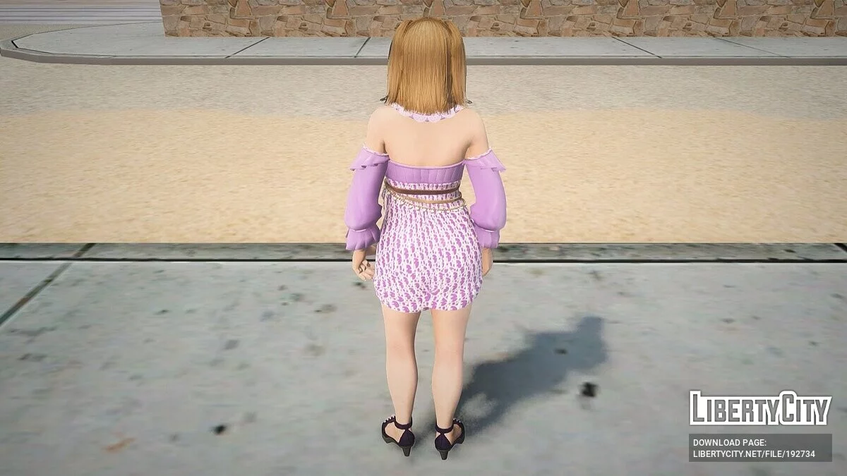 Tina Armstrong en atuendo sexy de Dior / GTA San Andreas