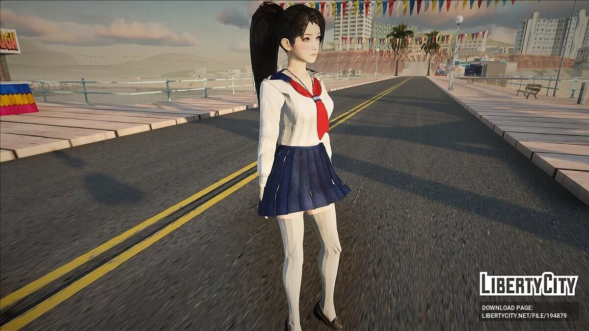 The girl in the uniform / GTA San Andreas