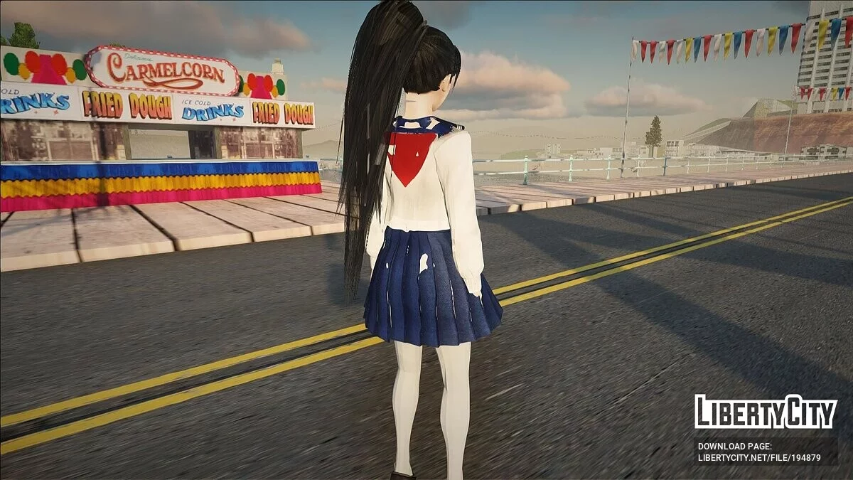 The girl in the uniform / GTA San Andreas